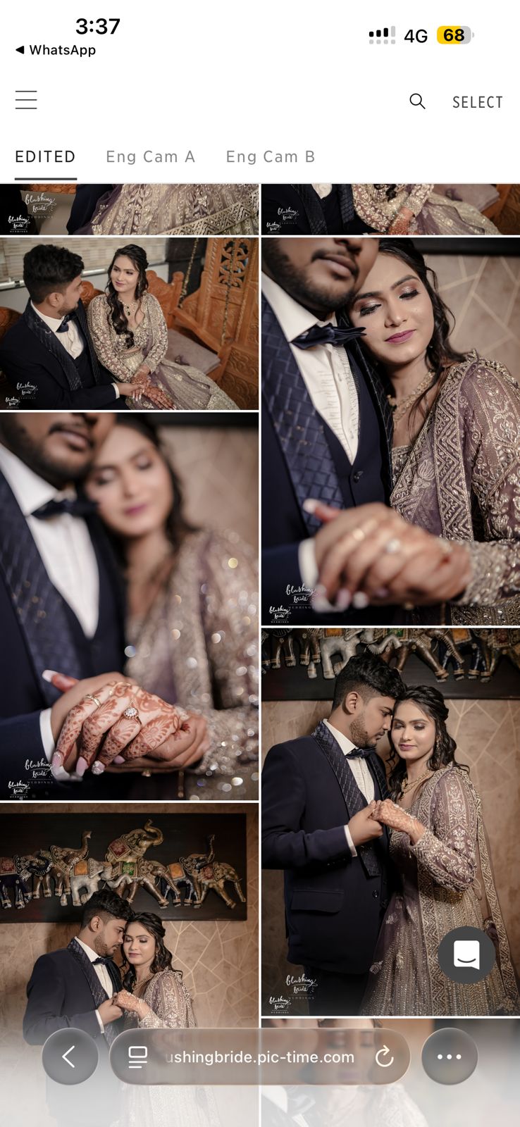 Blushing Bride Photography Terrible Quality Example